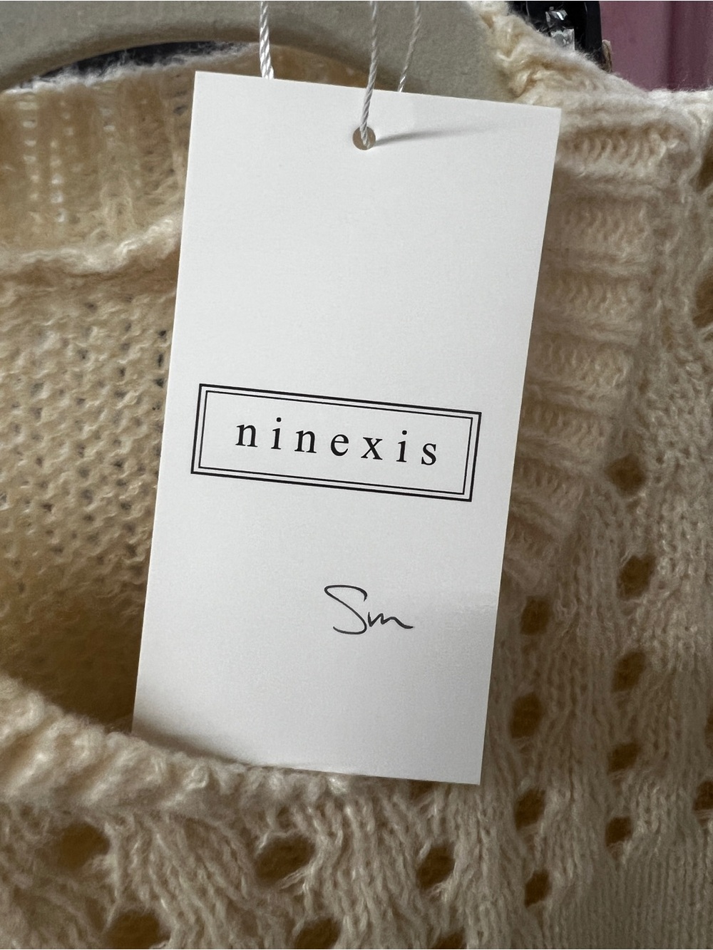 Sweater with cutout details